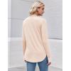 imageZeagoo Womens Tunic Tops to Wear with Leggings Long Sleeve Crew Neck Thumb Hole Shirts Loose Tshirts Fall ClothesBeige