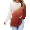imageZeagoo Womens Tunic Tops to Wear with Leggings Long Sleeve Crew Neck Thumb Hole Shirts Loose Tshirts Fall ClothesJb205