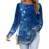 imageZeagoo Womens Tunic Tops to Wear with Leggings Long Sleeve Crew Neck Thumb Hole Shirts Loose Tshirts Fall ClothesMz845