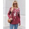 imageZeagoo Womens Tunic Tops to Wear with Leggings Long Sleeve Crew Neck Thumb Hole Shirts Loose Tshirts Fall ClothesSf186