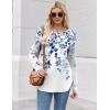 imageZeagoo Womens Tunic Tops to Wear with Leggings Long Sleeve Crew Neck Thumb Hole Shirts Loose Tshirts Fall ClothesWf41