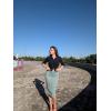 imageZeagoo Womens Knit Midi Skirts Casual Pencil Skirt High Waisted Long Skirt with Slit Elegant Work Office SkirtsMint Green
