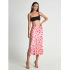 imageZeagoo Womens Satin Skirt Thin High Waist Midi Skirt Flowy Silk Casual Skirts Mermaid HemPat3