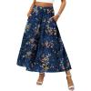 01-navy Blue Floral