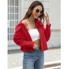 imageZeagoo Flannels for Women Cropped Shacket Jacket Fashion Plaid Button Down Shirt 2025 Fall Coat TopsTr