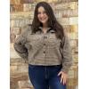 imageZeagoo Flannels for Women Cropped Shacket Jacket Fashion Plaid Button Down Shirt 2025 Fall Coat TopsZgz293