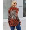 imageZeagoo Long Sleeve Tops for Women Casual V Neck Shirt Loose Fall Basic Tee Dressy Work Blouses 2025Mz735