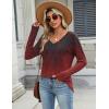 imageZeagoo Long Sleeve Tops for Women Casual V Neck Shirt Loose Fall Basic Tee Dressy Work Blouses 2025Mz838