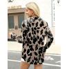 imageZeagoo Satin Blouses for Women Silk Button Down Shirts Long Sleeve Business Casual TopsLeopard