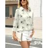 imageZeagoo Satin Blouses for Women Silk Button Down Shirts Long Sleeve Business Casual TopsSilk Bloom Whisper