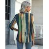 imageZeagoo Womens Casual 34 Sleeve TShirts Round Neck Cute Tunic Tops Basic Tees Blouses Business Work Tee TopMulticolorcx289