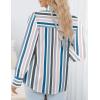 imageZeagoo Womens Shirts Button Down Printed Lantern Long Sleeve Blouse Fashion Casual Tops 2025Tw721