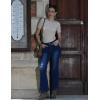 imageZeagoo Womens Short Sleeve Basic Slim Fit Tops Crewneck Ribbed Knit T Shirt Cute Summer OutfitsBeige