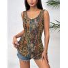 imageZeagoo Womens Summer Tank Tops 2025 Pleated Crew Neck Floral Solid Loose Fit Casual Sleeveless Flowy Boho Tunic ShirtsMz721