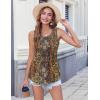 imageZeagoo Womens Summer Tank Tops 2025 Pleated Crew Neck Floral Solid Loose Fit Casual Sleeveless Flowy Boho Tunic ShirtsMz721