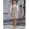 imageZeagoo Womens Sweater Vest Dresses for Women 2025 V Neck Sleeveless Knit Pullover Sweater with Pockets Fall Winter OutfitsAn425