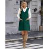 imageZeagoo Womens Sweater Vest Dresses for Women 2025 V Neck Sleeveless Knit Pullover Sweater with Pockets Fall Winter OutfitsGreen