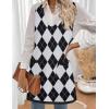 imageZeagoo Womens Sweater Vest Dresses for Women 2025 V Neck Sleeveless Knit Pullover Sweater with Pockets Fall Winter OutfitsGz818