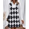imageZeagoo Womens Sweater Vest Dresses for Women 2025 V Neck Sleeveless Knit Pullover Sweater with Pockets Fall Winter OutfitsGz818