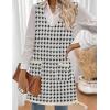 imageZeagoo Womens Sweater Vest Dresses for Women 2025 V Neck Sleeveless Knit Pullover Sweater with Pockets Fall Winter OutfitsJh466