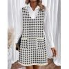 imageZeagoo Womens Sweater Vest Dresses for Women 2025 V Neck Sleeveless Knit Pullover Sweater with Pockets Fall Winter OutfitsJh466