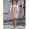 imageZeagoo Womens Sweater Vest Dresses for Women 2025 V Neck Sleeveless Knit Pullover Sweater with Pockets Fall Winter OutfitsStb