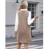 imageZeagoo Womens Sweater Vest Dresses for Women 2025 V Neck Sleeveless Knit Pullover Sweater with Pockets Fall Winter OutfitsWa