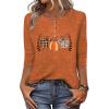 imageZeagoo 34 Length Sleeve Women Tops Crew Neck Blouses Dressy Casual Summer T Shirts Loose Fit Business Work ClothesWs86