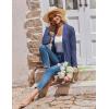 imageZeagoo Womens Lightweight Cardigan Sweaters Open Front Long Sleeve Casual Loose Thin Cardigans with Pockets 2025Navy Blue