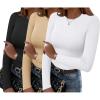 Long Sleeve-black white beige