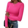 Long Sleeve-rose Red