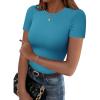 Short Sleeve Lake Blue