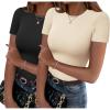 Short Sleeve-black/Apricot