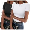 Short Sleeve-black/White