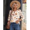imageZeagoo Long Sleeve Shirts for Women Casual V Neck Fall Tops Dressy Summer Work Blouses ClothesHalloween 104