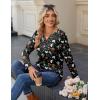 imageZeagoo Long Sleeve Shirts for Women Casual V Neck Fall Tops Dressy Summer Work Blouses ClothesHalloween 36