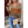 imageZeagoo Women Long Sleeve Tops Dressy Casual V Neck Tshirts Basics Tee 2025 Fall Trendy ClothesJh398
