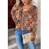 imageZeagoo Women Long Sleeve Tops Dressy Casual V Neck Tshirts Basics Tee 2025 Fall Trendy ClothesMz896