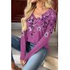 imageZeagoo Women Long Sleeve Tops Dressy Casual V Neck Tshirts Basics Tee 2025 Fall Trendy ClothesSf219