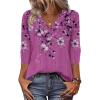 imageZeagoo Women Long Sleeve Tops Dressy Casual V Neck Tshirts Basics Tee 2025 Fall Trendy ClothesSf219