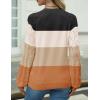 imageZeagoo Womens Sweaters 2025 Long Sleeve Crew Neck Lightweight Pullover Knitted Cute Fall Fashion TopsZ1 Brown