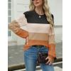 imageZeagoo Womens Sweaters 2025 Long Sleeve Crew Neck Lightweight Pullover Knitted Cute Fall Fashion TopsZ1 Brown