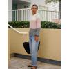 imageZeagoo Womens Sweaters 2025 Long Sleeve Crew Neck Lightweight Pullover Knitted Cute Fall Fashion TopsZ1 Pink