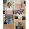 imageZeagoo Womens Sweaters 2025 Long Sleeve Crew Neck Lightweight Pullover Knitted Cute Fall Fashion TopsZ1 Pink