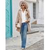 imageZeagoo Hoodies for Women Long Sleeve Drawstring V Neck Pullover Sweatshirts Shirts Loose Casual Fall Tops01white