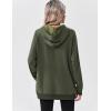 imageZeagoo Womens Fleece Hoodies Soft Midweight Casual Hooded Sweatshirts Y2K Fall Winter Pullover Tops Kangaroo PocketArmy Green