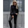 imageZeagoo Womens Fleece Hoodies Soft Midweight Casual Hooded Sweatshirts Y2K Fall Winter Pullover Tops Kangaroo PocketBlack