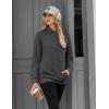 imageZeagoo Womens Fleece Hoodies Soft Midweight Casual Hooded Sweatshirts Y2K Fall Winter Pullover Tops Kangaroo PocketDrak Grey