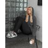 imageZeagoo Womens Fleece Hoodies Soft Midweight Casual Hooded Sweatshirts Y2K Fall Winter Pullover Tops Kangaroo PocketDrak Grey