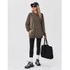 imageZeagoo Womens Fleece Hoodies Soft Midweight Casual Hooded Sweatshirts Y2K Fall Winter Pullover Tops Kangaroo PocketGrey